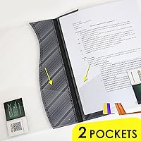 Vista 2 de Dos Tono 2-pockets Poly portafolios (Juego de 48)