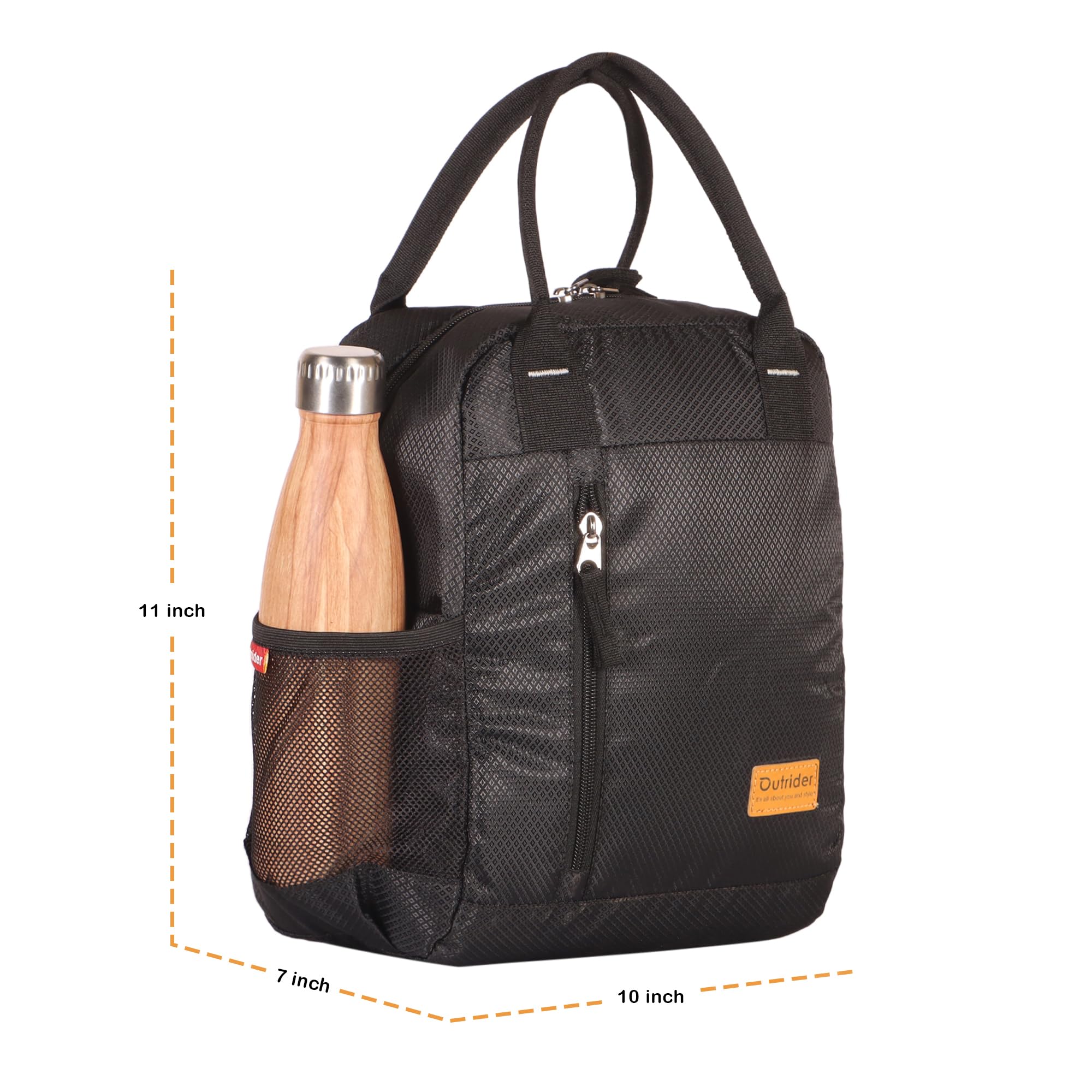 Outrider Jumbo Lunch Bags,Lunch Bags for Office Men, Women and Kids, Quality Tiffin Bag for School, Picnic, Work, Carry Bag for Lunch Box 1