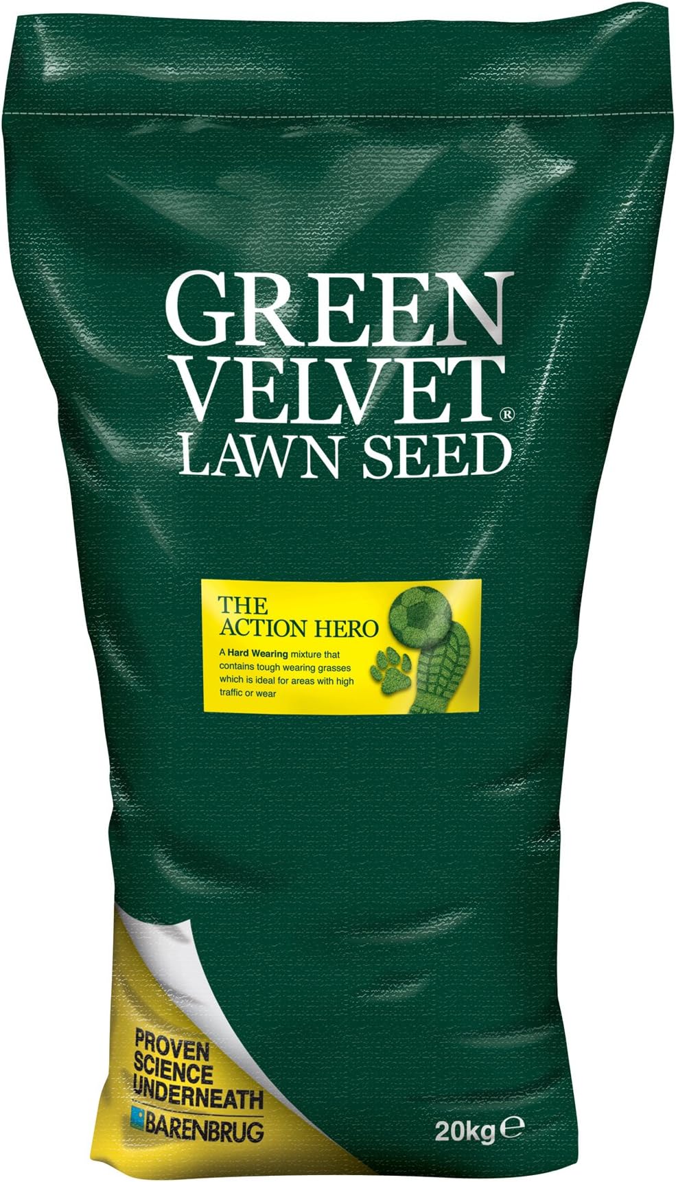 Green Velvet 20Kg Lawn Seed The Action Hero