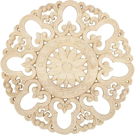 Amazon Superfindings 2ピース 木彫りアップリケ コーナー ラウンド 無塗装アンレイフレーム モールディング ヨーロッパスタイル ホーム木彫り ドア 壁 窓用デコレーション インテリア デコ素材 装飾 150x150x8mm 置物 オブジェ オンライン通販