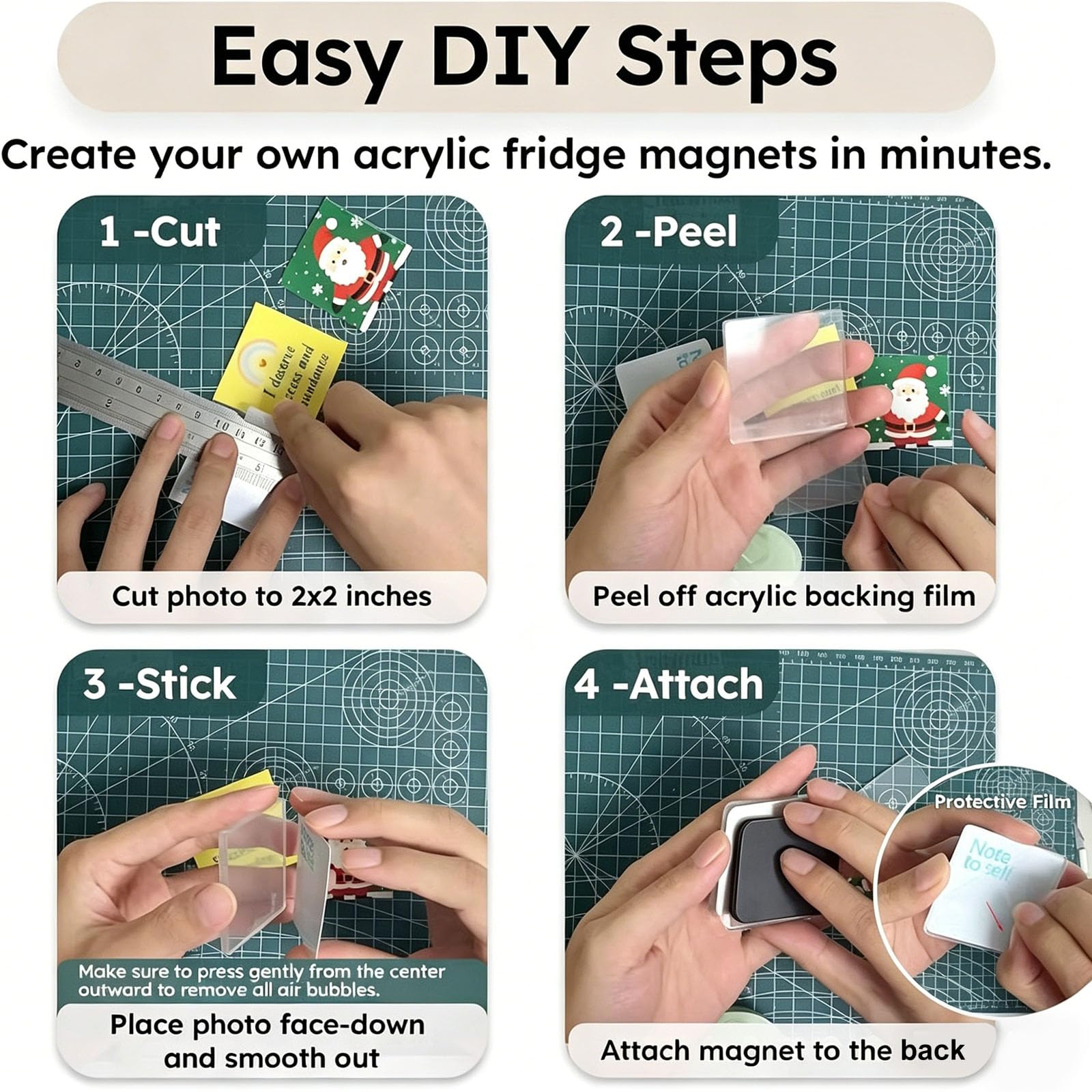 40 szt., przezroczyste magnesy akrylowe, DIY, przezroczyste magnesy na lodówkę, do domu, kuchni, klasy i biura
