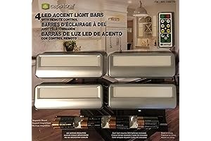 Capstone Lighting: 4-Pack LED Accent Lights with Remote Control and Battery Operation