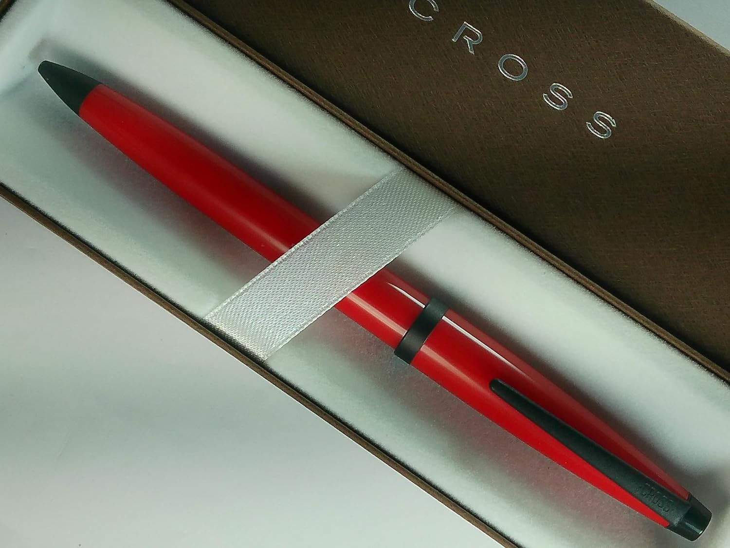 Cross Made in Japan Solo Classic Mechanical Pencil, 0.5mm, Plasma Red Lacquer, Black Appointments, 1995 Edition