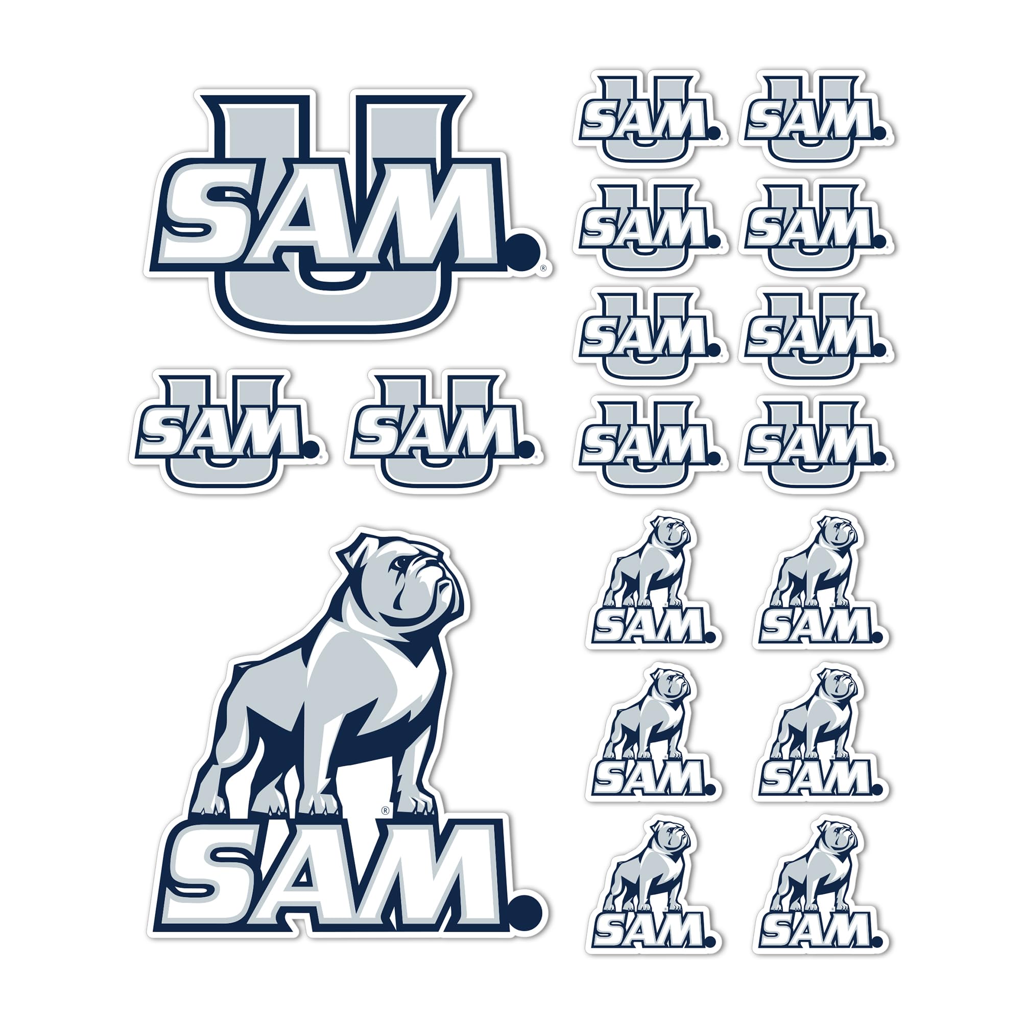 Sticker Samford University NCAA vinyle pour personnaliser votre pc portable