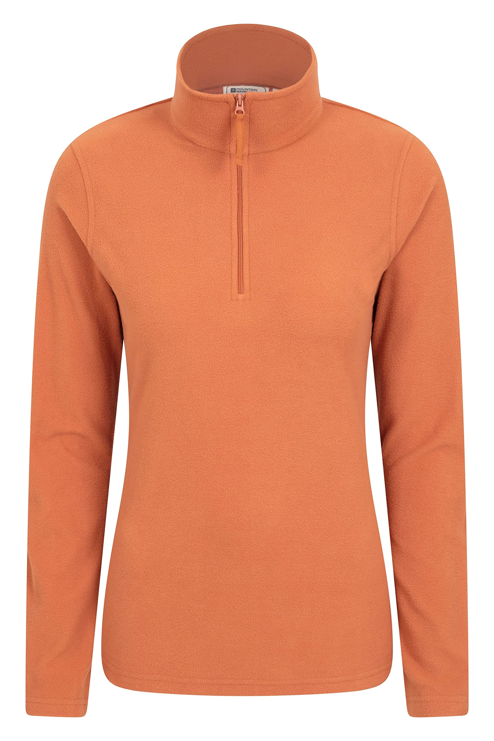 Mountain Warehouse Women's Rust (Plain) Camber Half-Zip Fleece Jumper Xxs