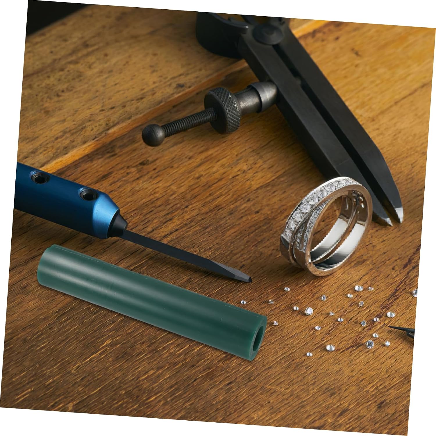 EPIGEIST Jewelry Carving Wax Tube Cylinder for Precision Ring Casting Unisex Wax Placement Tool for Jewelry Making Versatile Ring Creation Mold for Men and Women