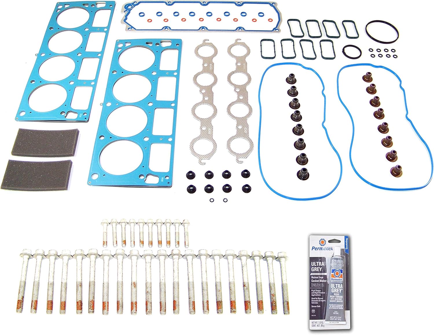 CPWK280 Head Gasket Set Bolt Kit Fits: 08-11 Chevrolet Camaro 6.2L V8 OHV 16V L99 VIN J