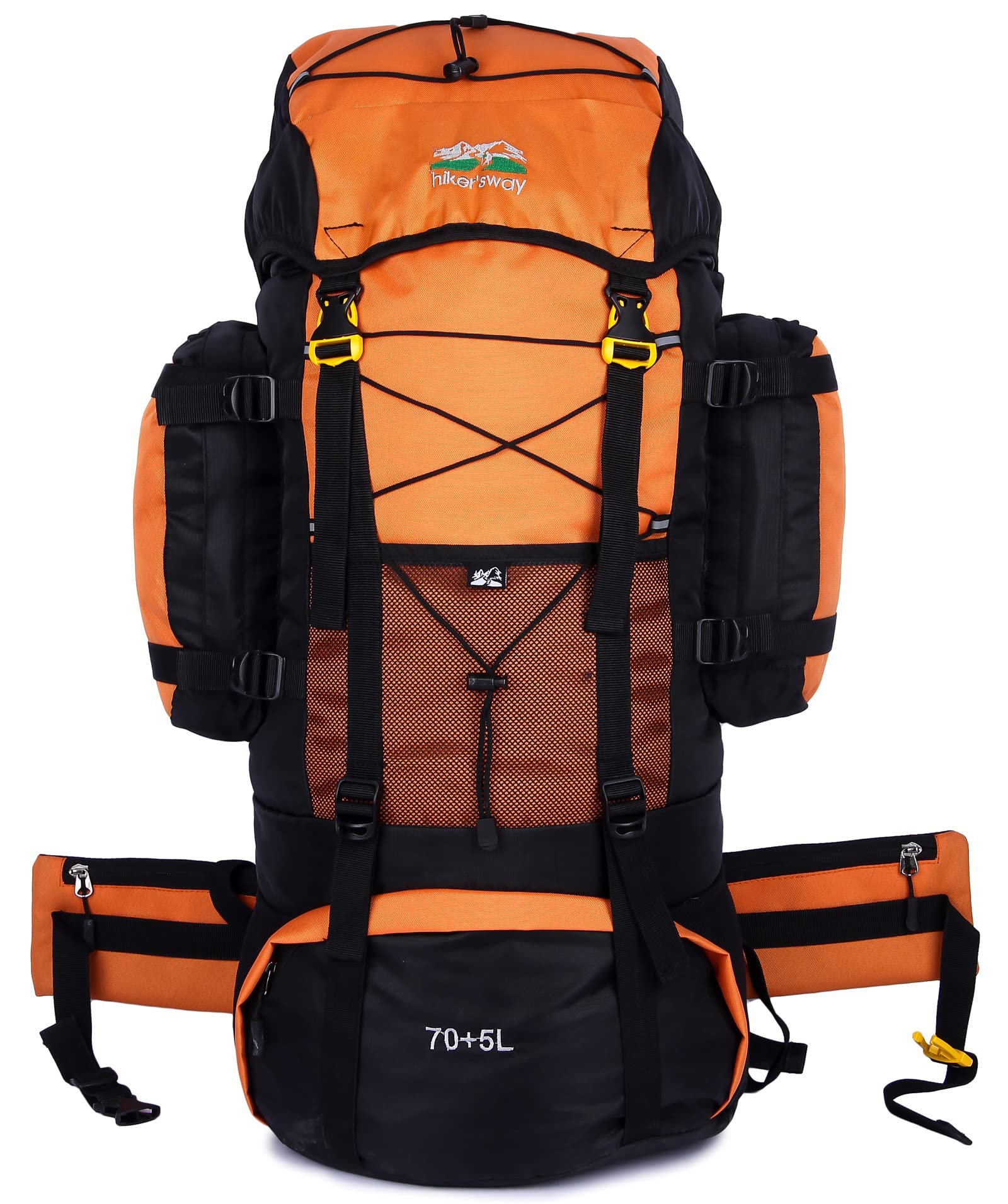 75 Litres Rucksack backpacks Travel Bag Hiking Bag Trekking bags with waterproof compartment (HW-7503)-image-16