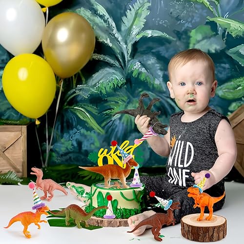 Miniatura 179 de Hooqict 26 piezas de decoraciones de pasteles de los años 80 y 90, decoraciones retro de los años 80 de hip hop con bolas de purpurina para cupcakes