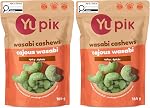 Yupik Wasabi Cashews, 164 g, Crunchy Spicy Snacks, Wasabi-Flavored Shell, Asian-Inspired, Great for Sushi Night, Parties, and Game Night