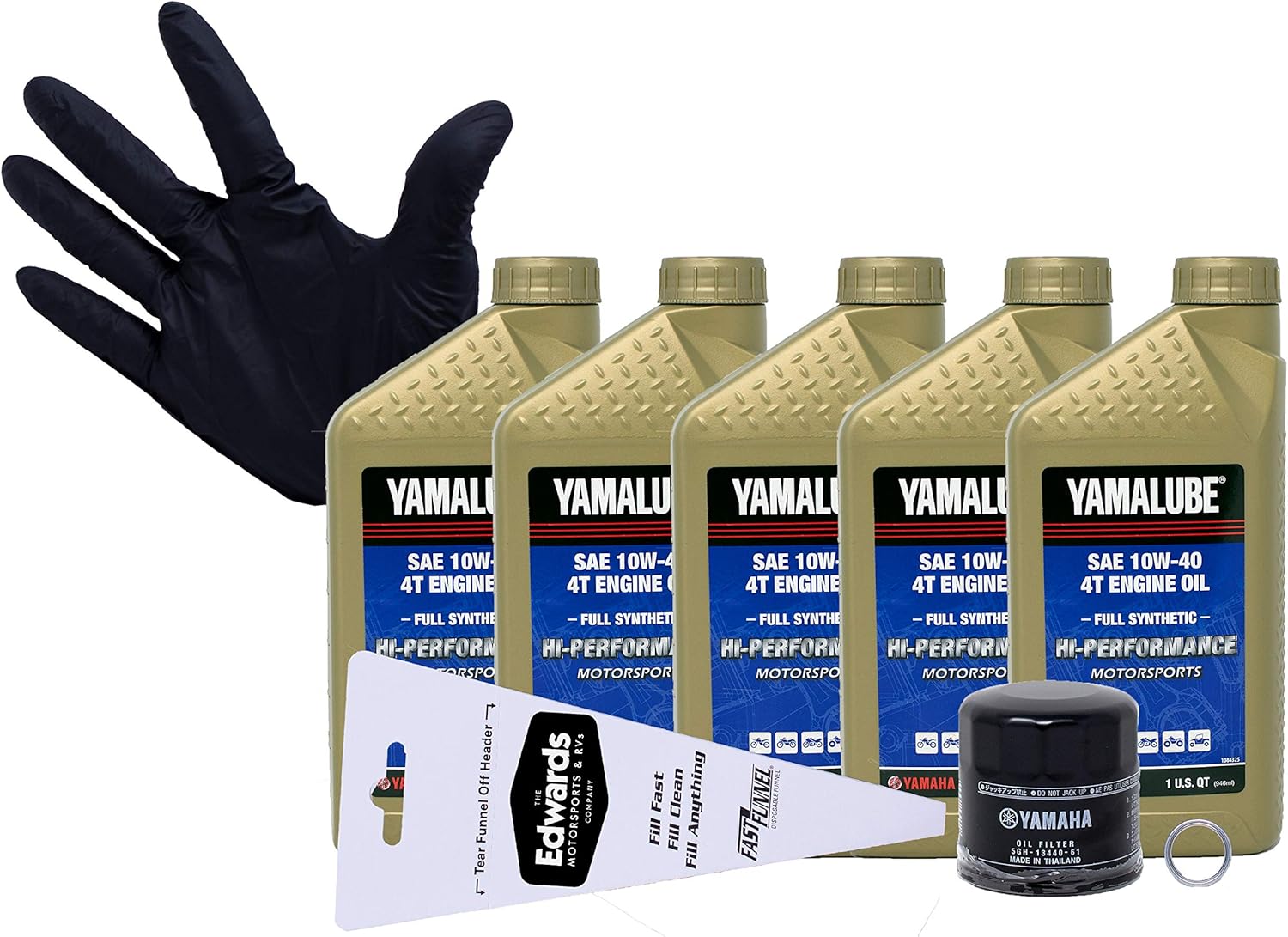 Edwards Oil Change Kit fits 2003-2020 Yamaha FJR1300 Sport Touring (Full Synthetic)