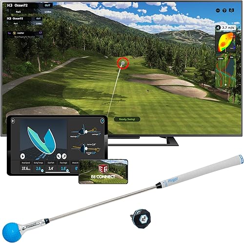 PHIGOLF Home Golf Game Simulator: Enjoy Interactive Golf with Motion Sensor & Swing Stick for Indoor & Outdoor Fun – 38,000+ Courses Worldwide,