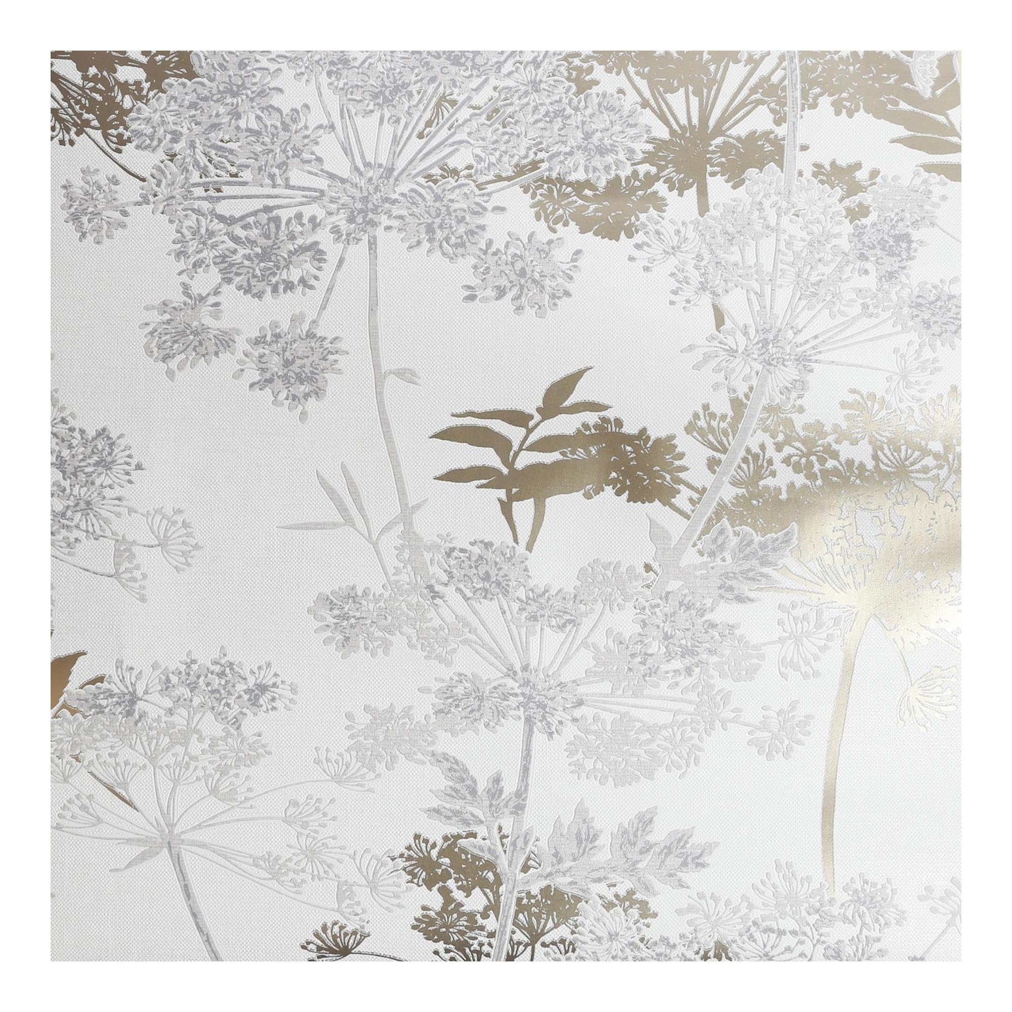 Superfresco Meadow Grey Floral Wallpaper from B&Q