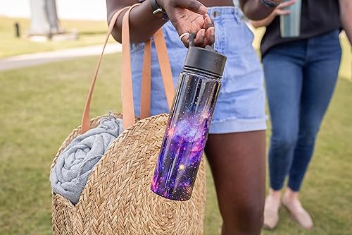 Miniatura 6 de Simple Modern botella de agua reutilizable con tapa con pajilla, termo de acero inoxidable con aislamiento al vacío, para gimnasio y deportes,