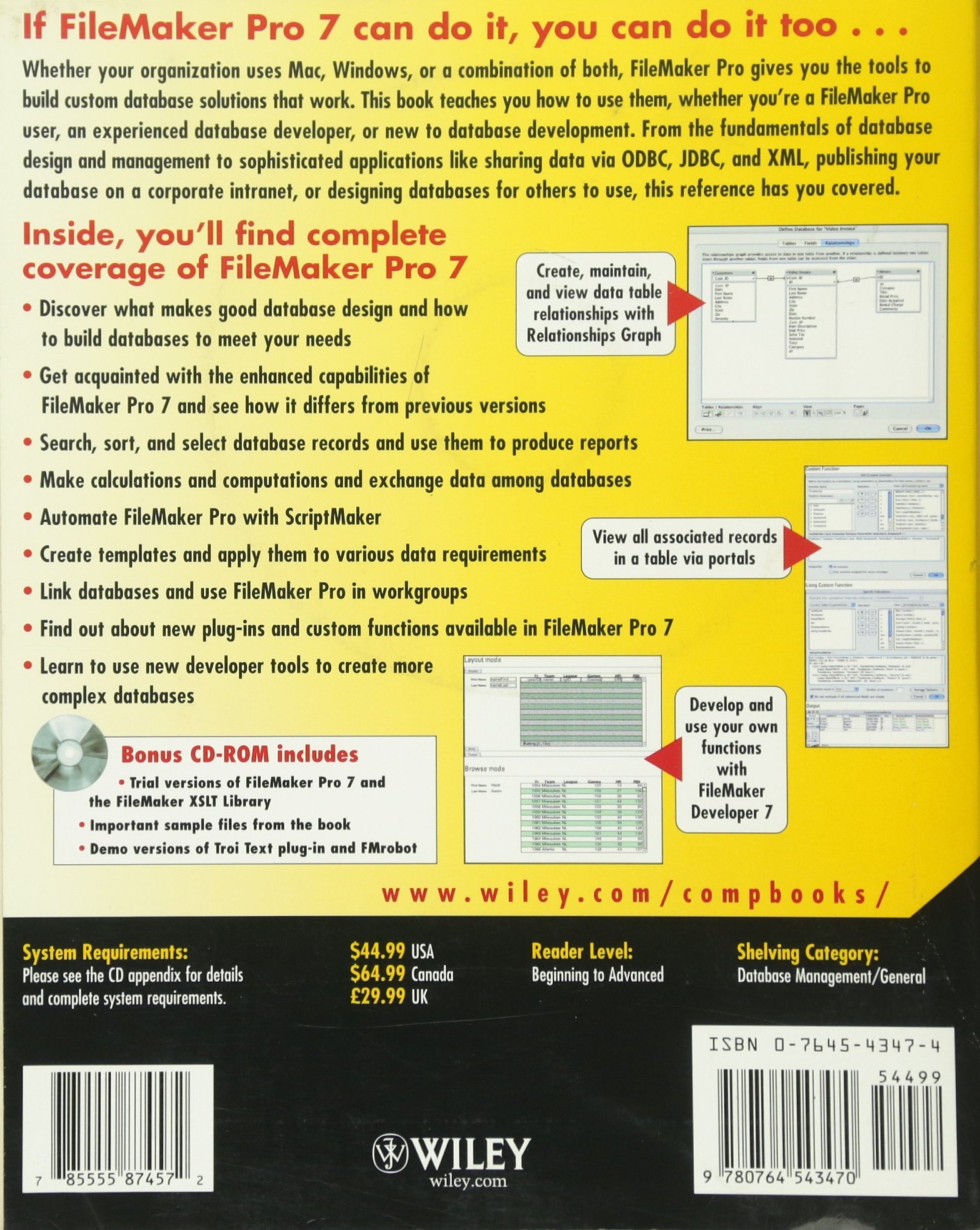 FileMaker Pro 7 Bible