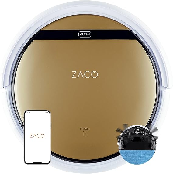 ZACO V5sPro Robot Vacuum Cleaner With Wiping Function Amazon.de Home