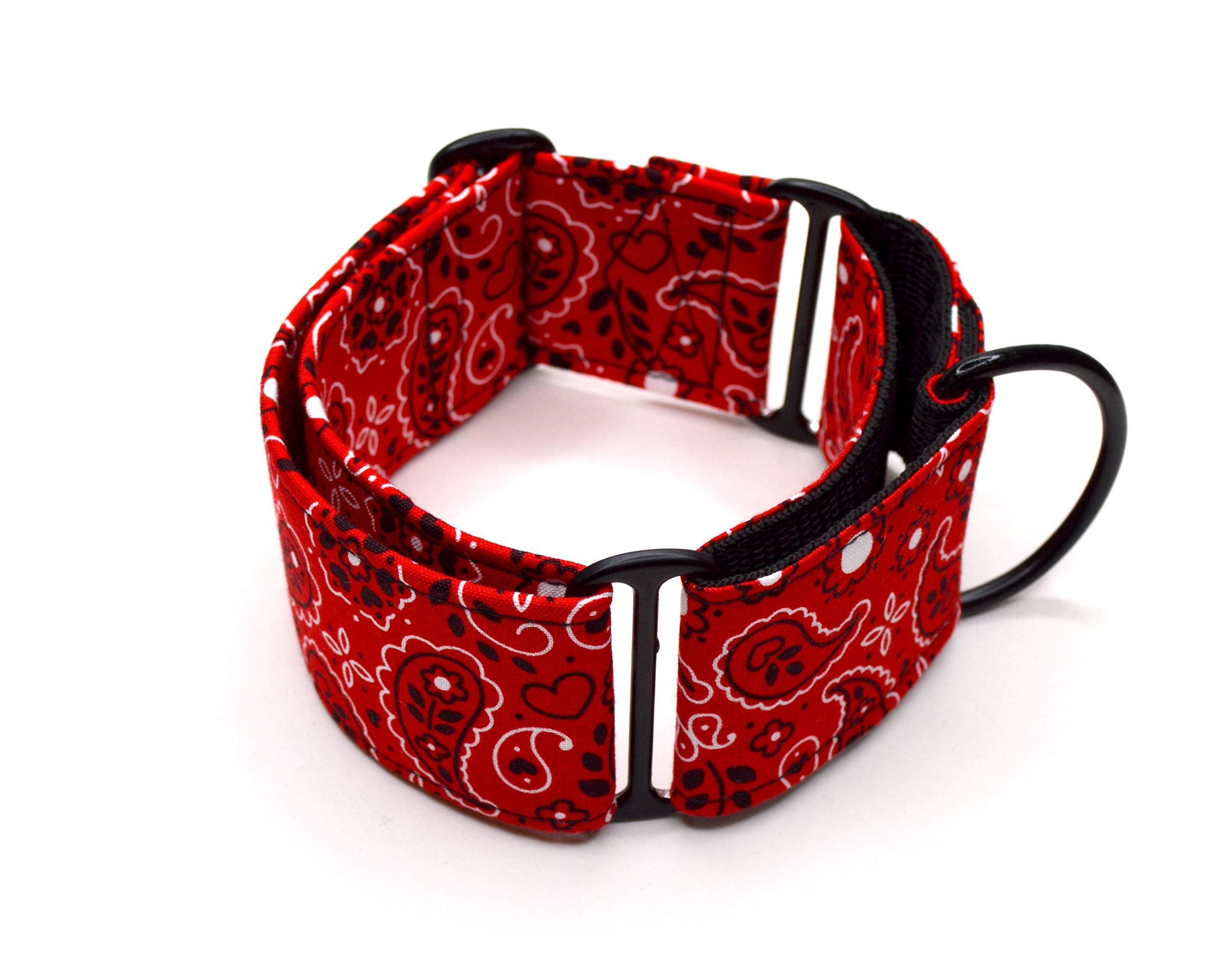 Collare per cani martingale: Red Bandana, fatto a mano in Spagna da Wakakán