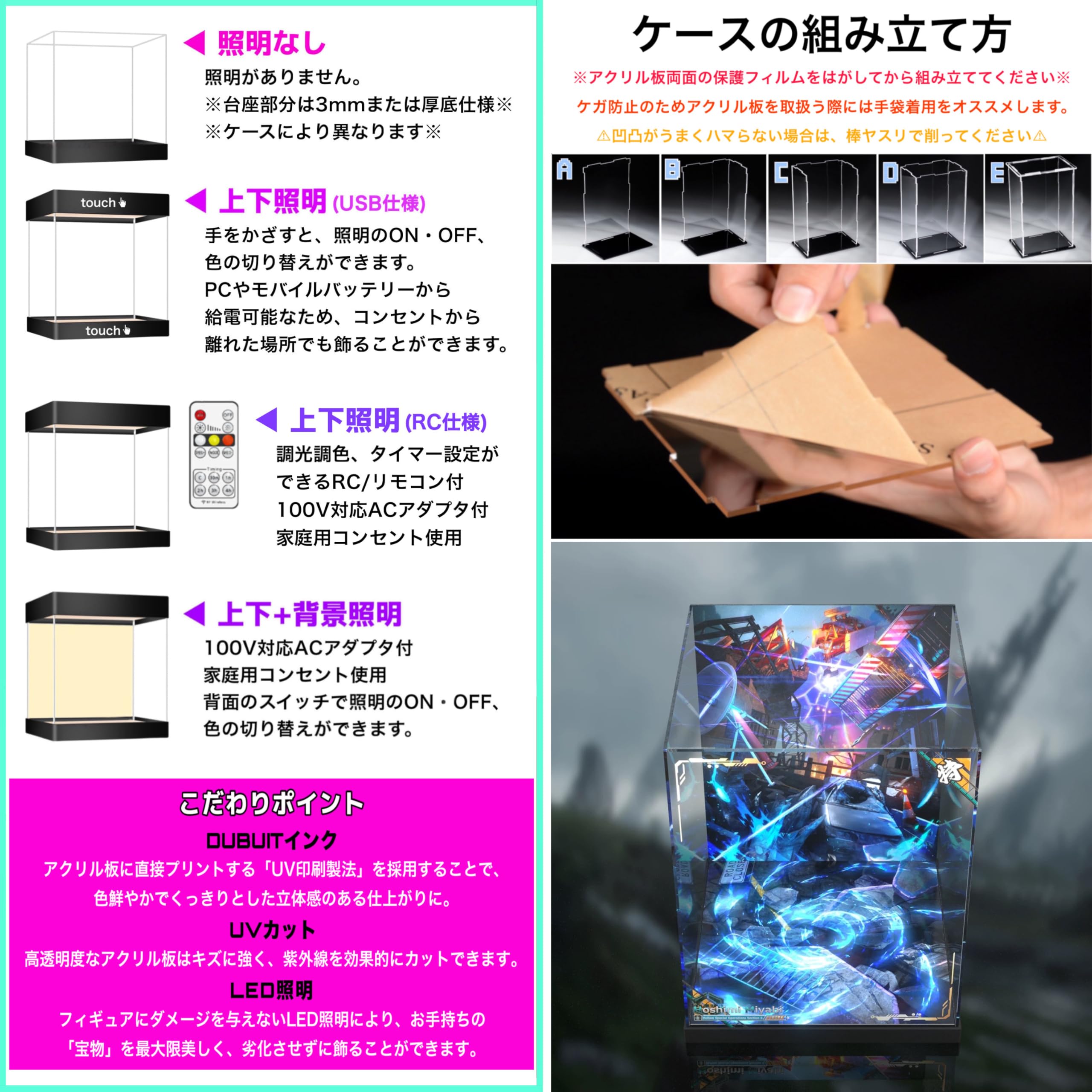Amazon.co.jp: 専用 フィギュアケース APEX ゼンレスゾーンゼロ 星見雅