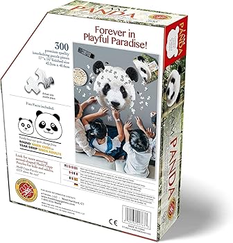 Amazon.com: Madd Capp PANDA 300 Piece Jigsaw Puzzle For Ages 10