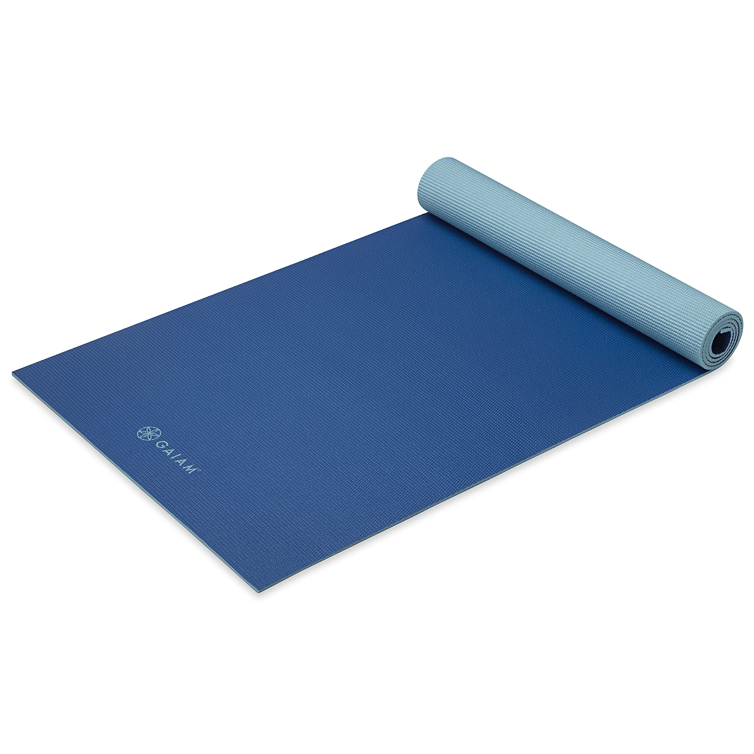 Gaiam Yoga Mat - 6mm Extra Thick Non Slip Exercise Workout Mat for Women & Men – Ideal for Home Gym Fitness, Yoga, Pilates, and Stretching