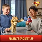 DC Comics, Superman, Superman Vs. Kaiju Slime Battle, figure d'action avec jeu géant pour enfants, jouets super héros pour les garçons et les filles âge 4 et vers le haut 12-Inch Kaiju avec Slime, 6-Inch Figure d'action Superman, recréer des scènes iconiques, jouets Superhero pour les enfants