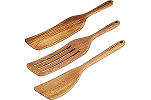 Rachel Ray Virtuoso 3-Piece Acacia Wood Kitchen Tools Set