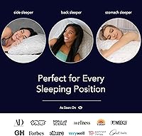 Vista 6 de Honeydew Essence Side Pillow- The Ultimate Luxury Neck Pillow- Fully Adjustable Support for Neck Pain Relief- Made in USA- Enhanced, Hypoallergenic