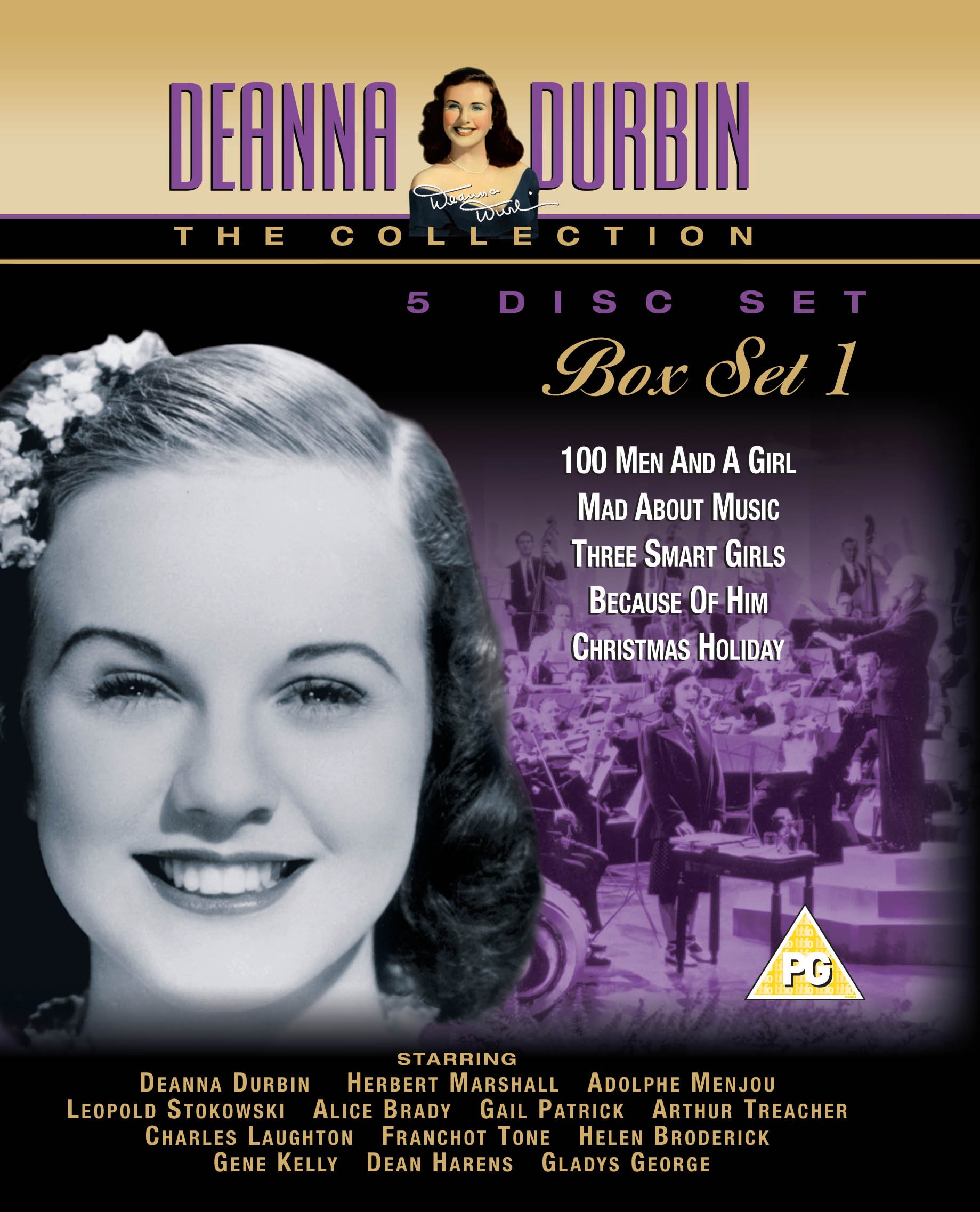 Deanna Durbin Collection DVD con audio original restaurado y edición importada de Reino Unido