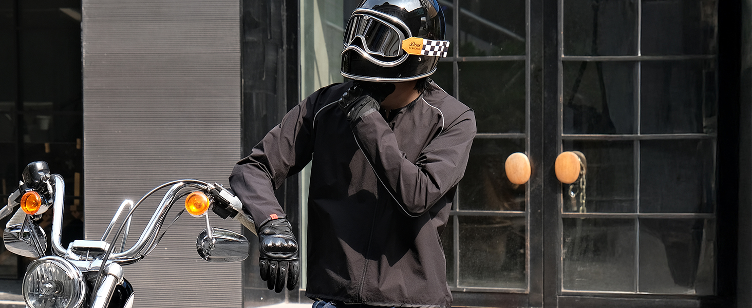 IRON JIA'S Motorradjacke Winddichte Leichte Gefütterte Für Alle