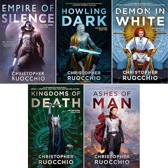Sun Eater Series 1-5 Books Collection Set Empire of Silence, Howling Dark, Demon in White, Kingdoms of Death, Ashes of Man by Christopher Ruocchio