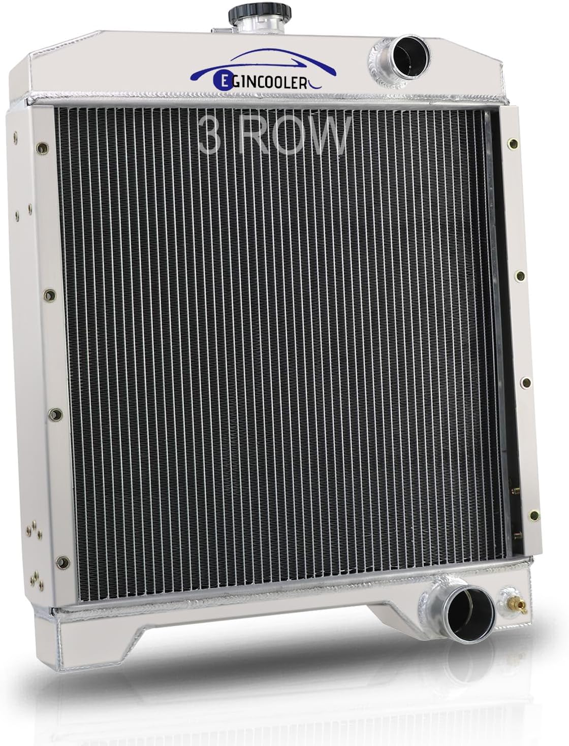 3 Row Radiator for Case 580 580k Series I II III Super K Backhoe A172038 All AA5052 Aluminum Core Tractor Radiators Radiador para Case, for Case Radiator, 3 Core Radiators
