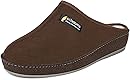 SCHAWOS Men's Felt Slipper 6030 – Warm Wool-Lined House Shoe with Firm Sole
