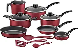 Kit para Cozinhar 10 Peças Turim Vermelho Tramontina - Panelas, Assadeiras e Utensílios