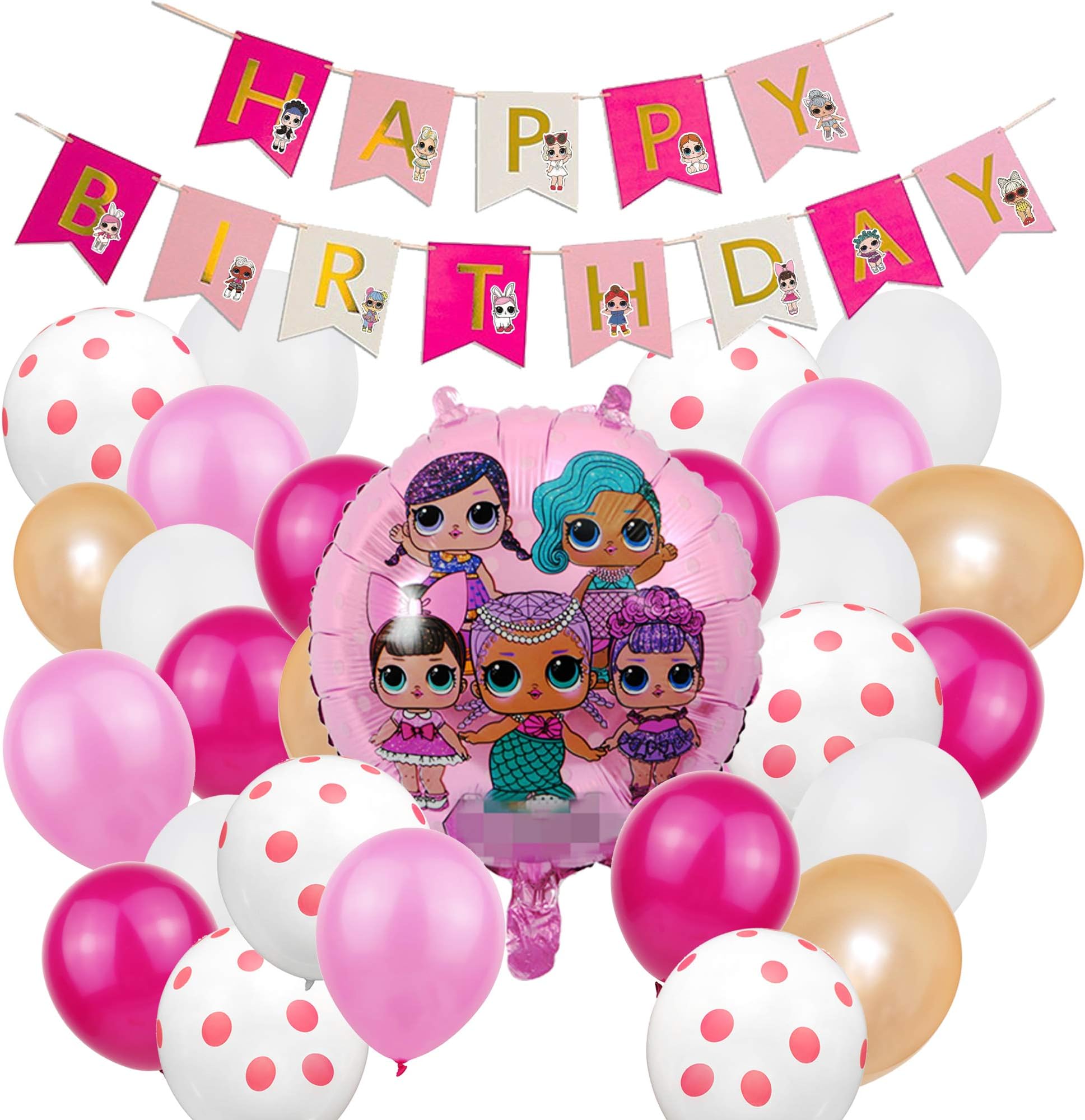 TOUROAM Lol Party Balloon Decoration