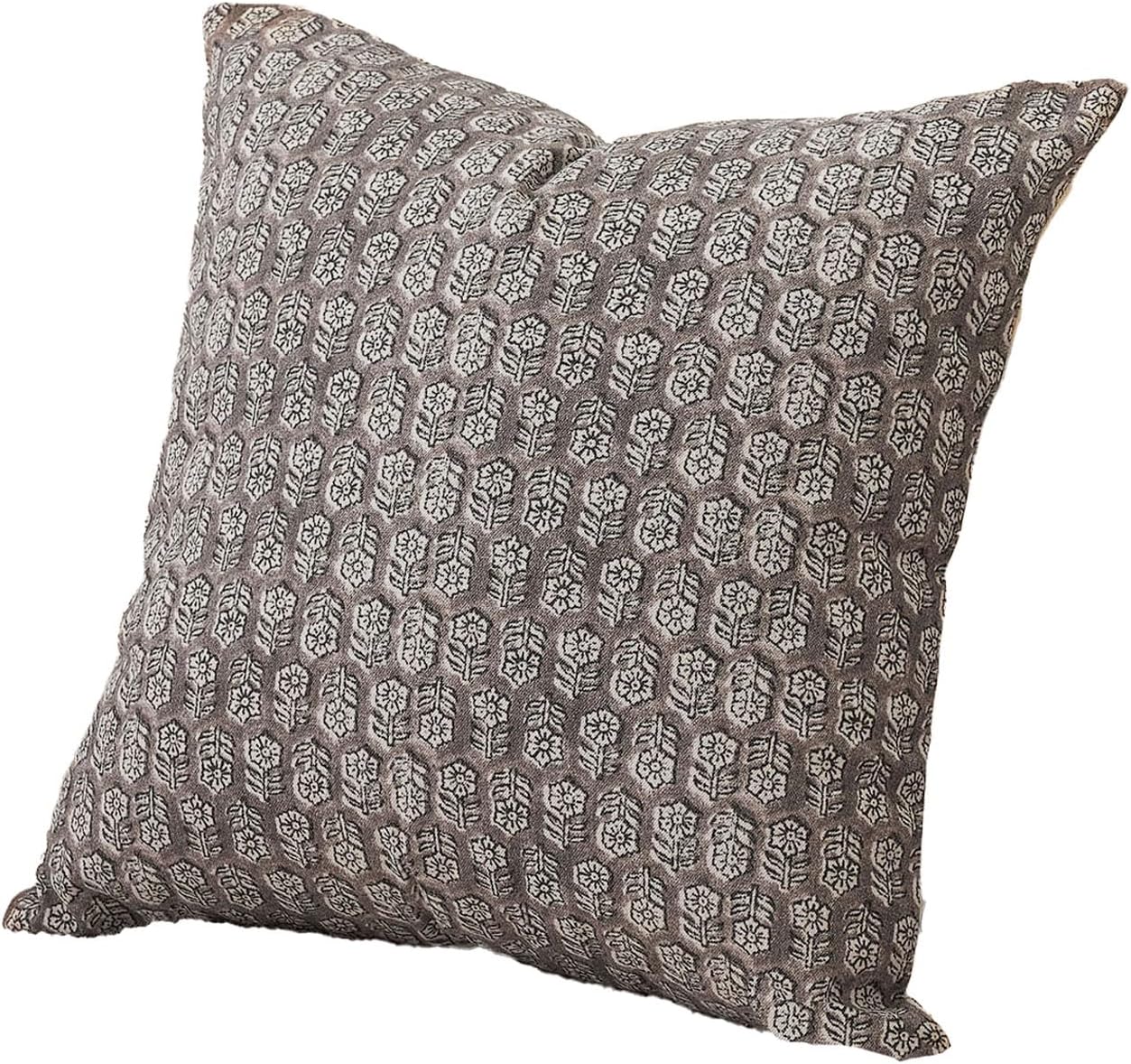 Amor Virisso Floral Pillow Covers 18x18 Couch Pillows for Living Room Farmhouse Neutral Pillow Covers Decorative Throw Pillow Covers Accent Sofa Pillows 1PC,Light Taupe - Image 9