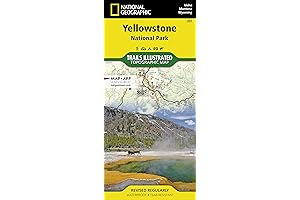 Yellowstone National Park Trail Map Guide for Trekkers