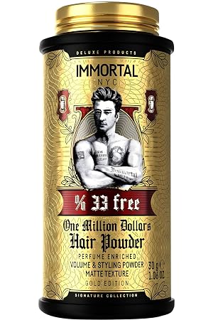 Immortal NYC The One In A Million Dollars Unique Fragranced TEXTURE VOLUME POWDER- Extra Strong Flexible Hold -