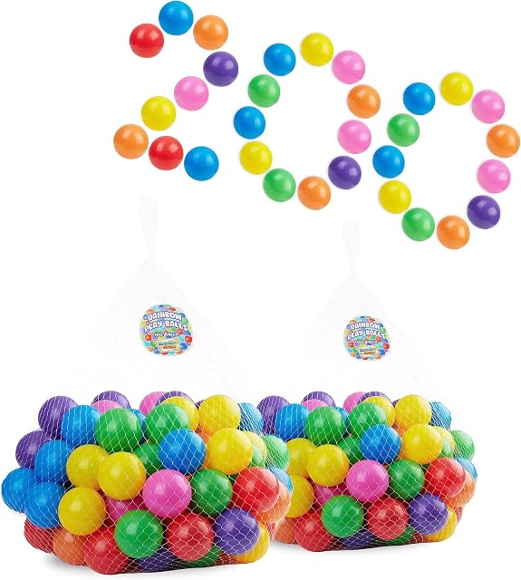 KreativeKraft Ball Pit Balls for Kids, Sensory Balls Crush Proof No Sharp Edges BPA Free