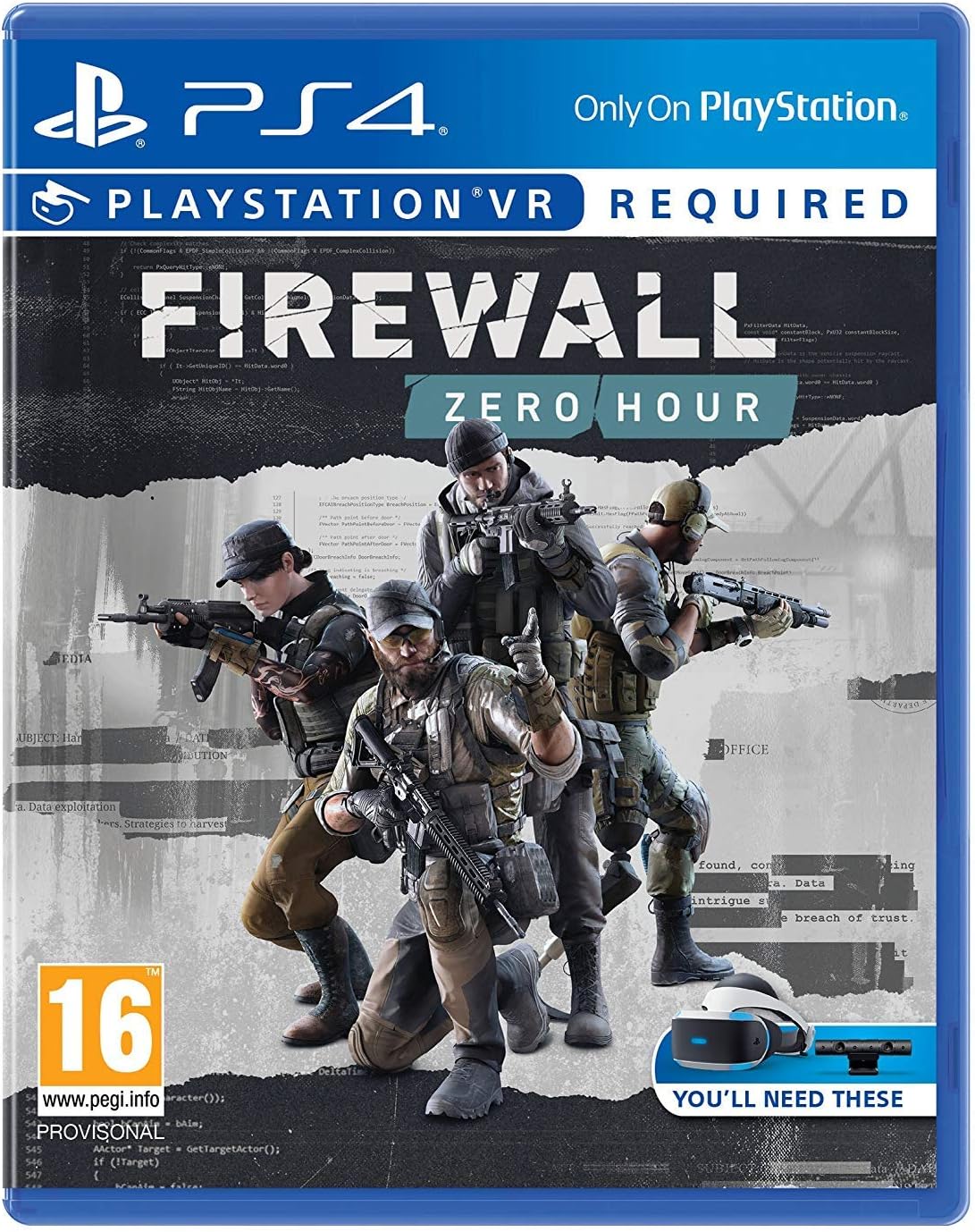 Sony Firewall Zero Hour Video Game - PS4 VR