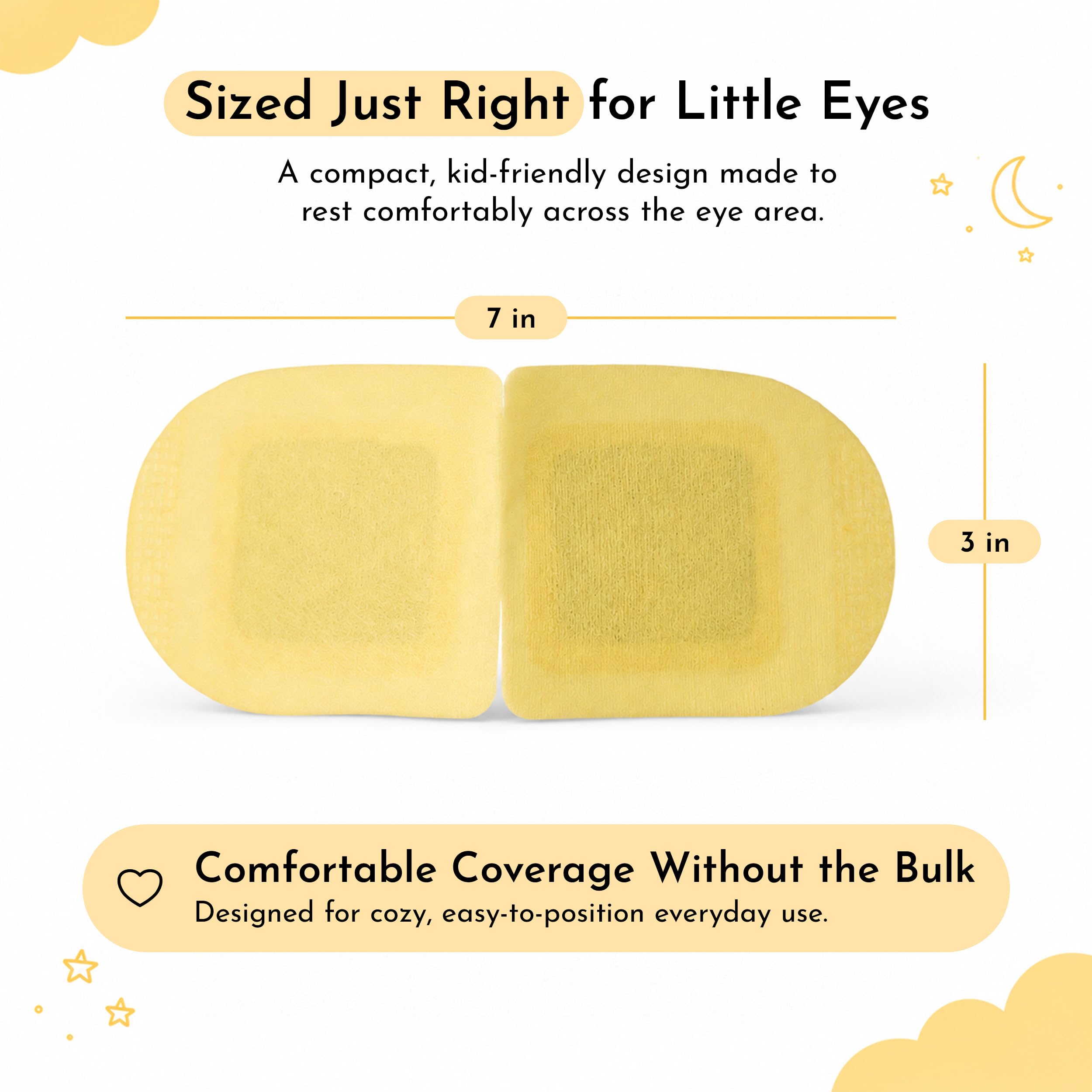 GlamBaby Warmy Winks Self-Heating Eye Mask for Kids, 30 Individual Units