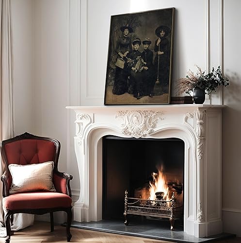 Miniatura 4 de Poster Master Póster vintage de cuatro brujas - Impresión retro de brujas - Arte de brujería - Arte de Halloween - Regalo para hombres y mujeres -