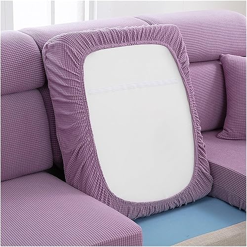 Miniatura 10 de Fundas elásticas para sofá de 32 cojines para sofá modular, fundas de sofá en forma de L para mascotas, protector de muebles contra perros,