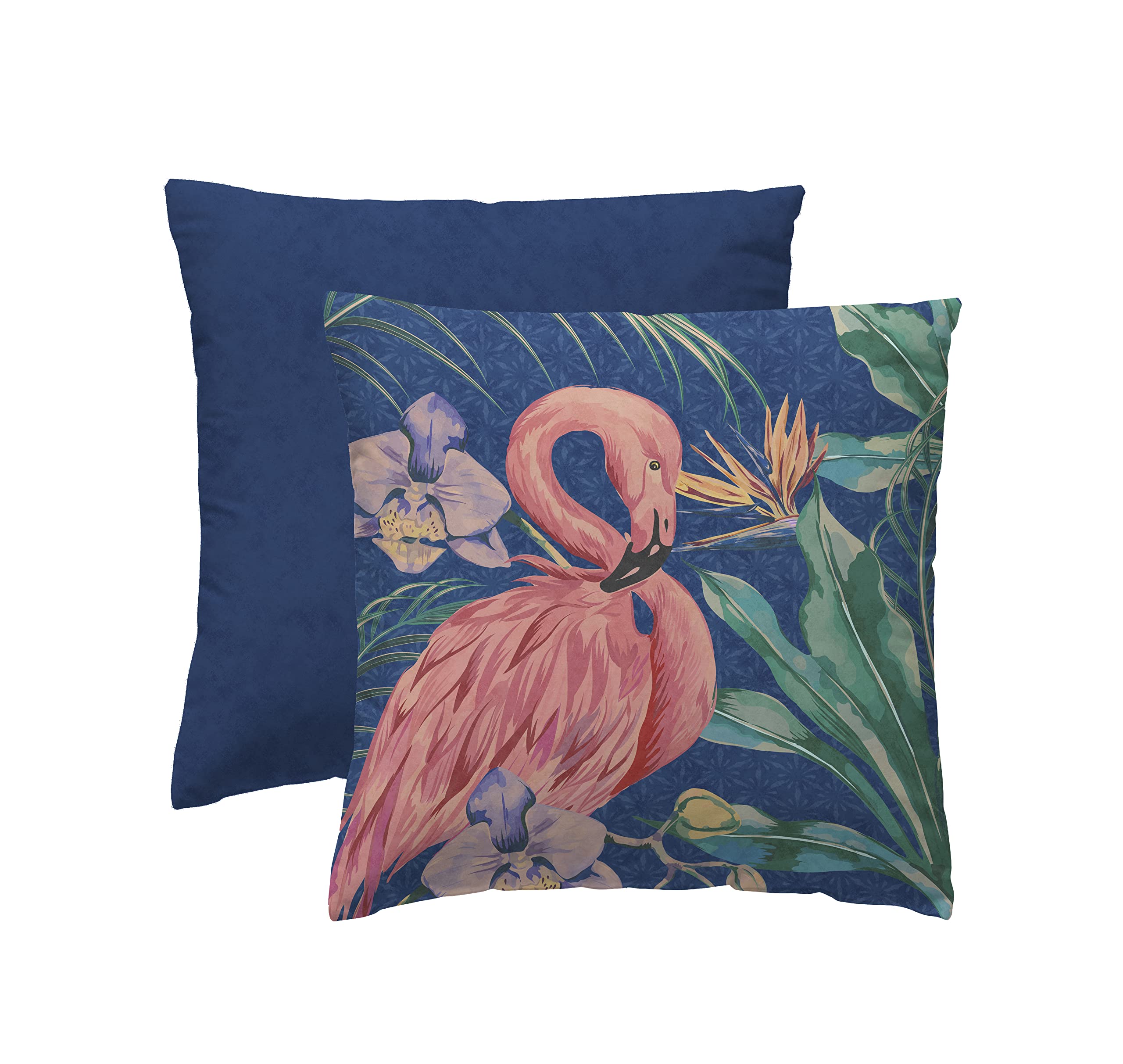 Coussin Velvet Flamenco OMBRA 45x45 cm fini les maux de dos avec son rembourrage ferme