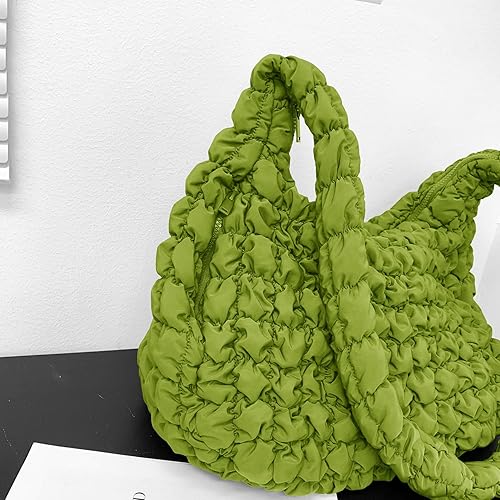 Miniatura 2 de M_Eshop Bolsa de mano acolchada para mujer, bolsa grande acolchada, bolsa de hombro acolchada, bolso Hobo, bolso de nailon ligero