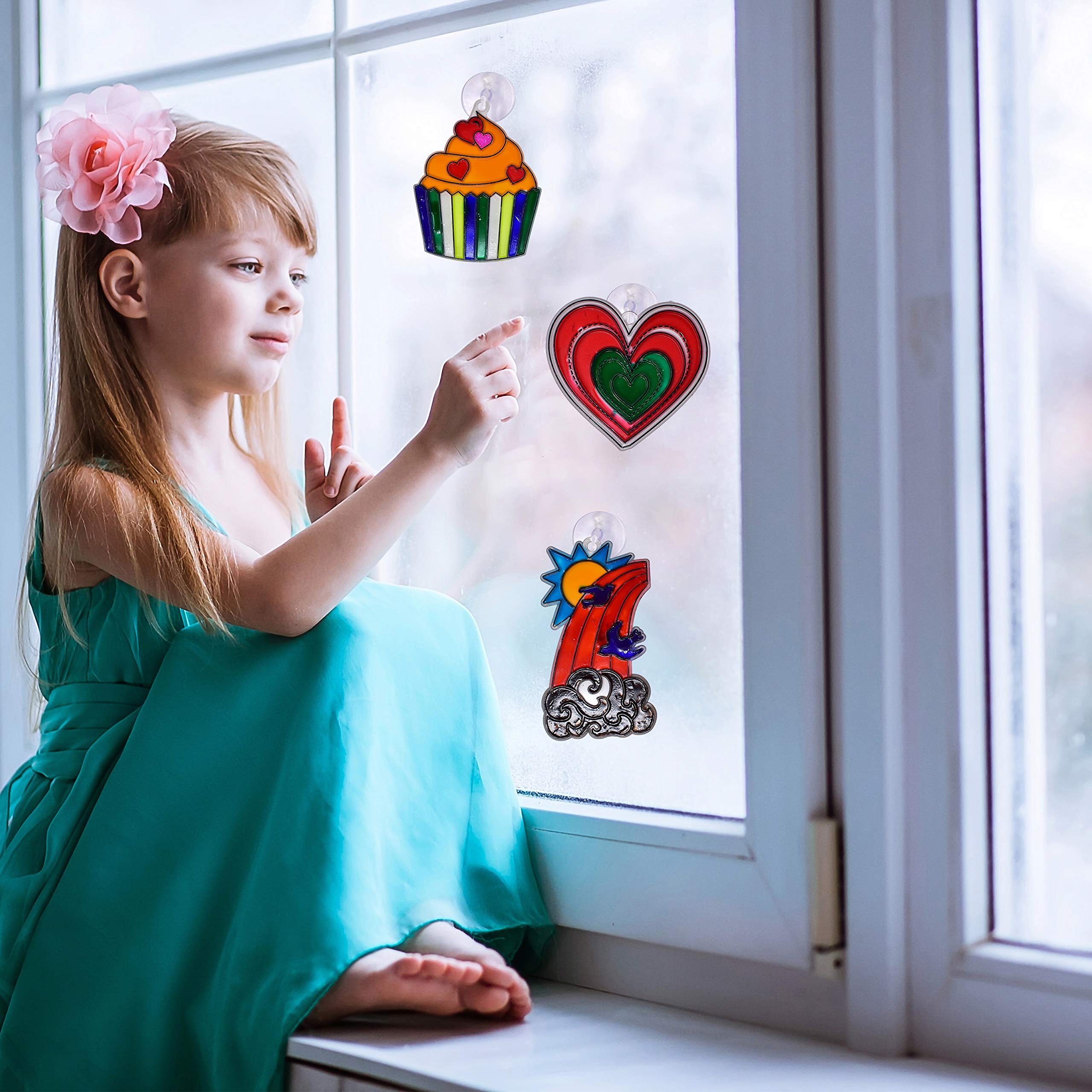 Window Art Suncatcher Painting Kit For Kids Arts And Crafts | Seychelles