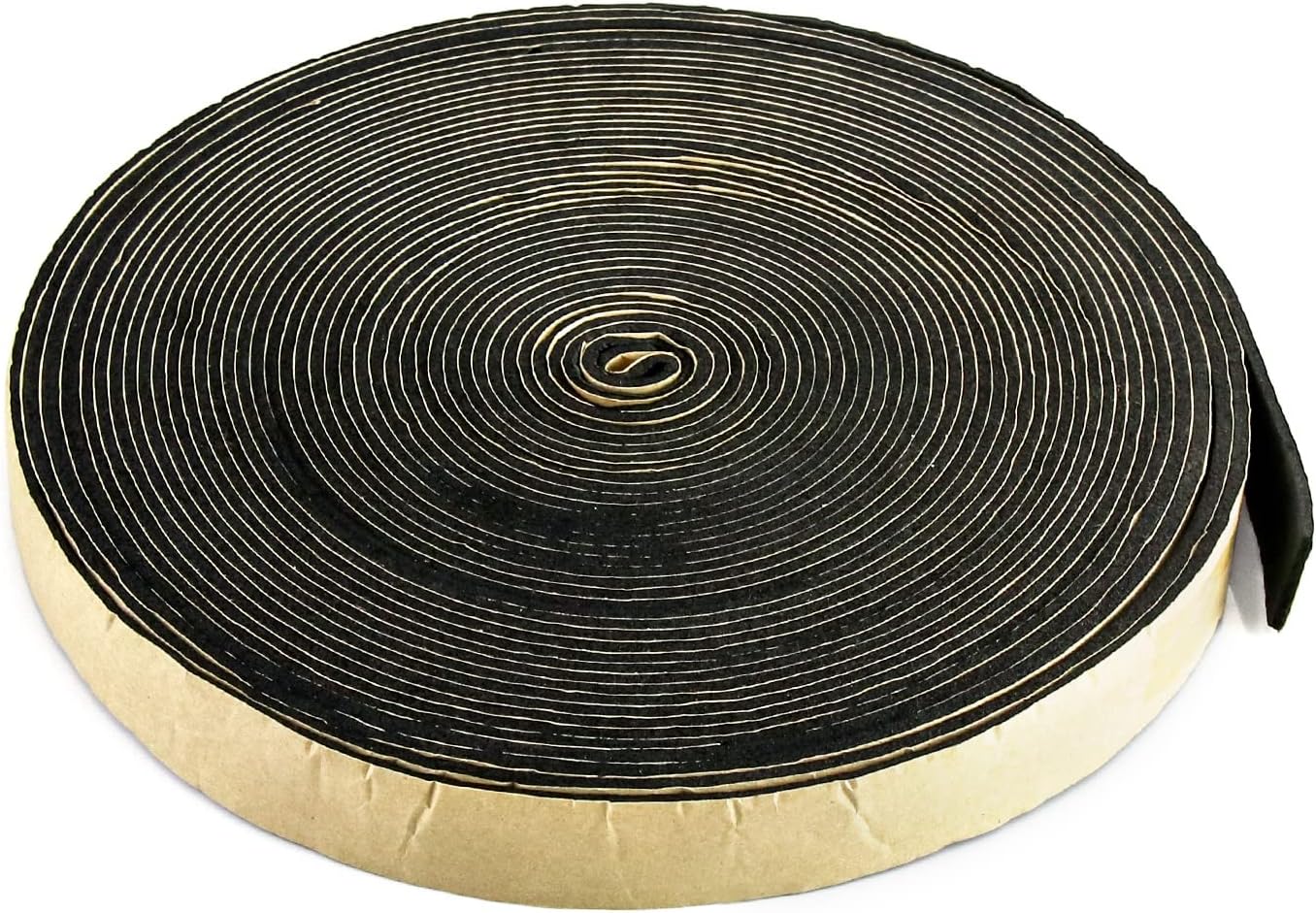 QWORK Pipe Wrap Insulation, 1" x 1/8" x 50' Waterproof Foam Insulation Tape Adhesive for Hot or Cold Pipes