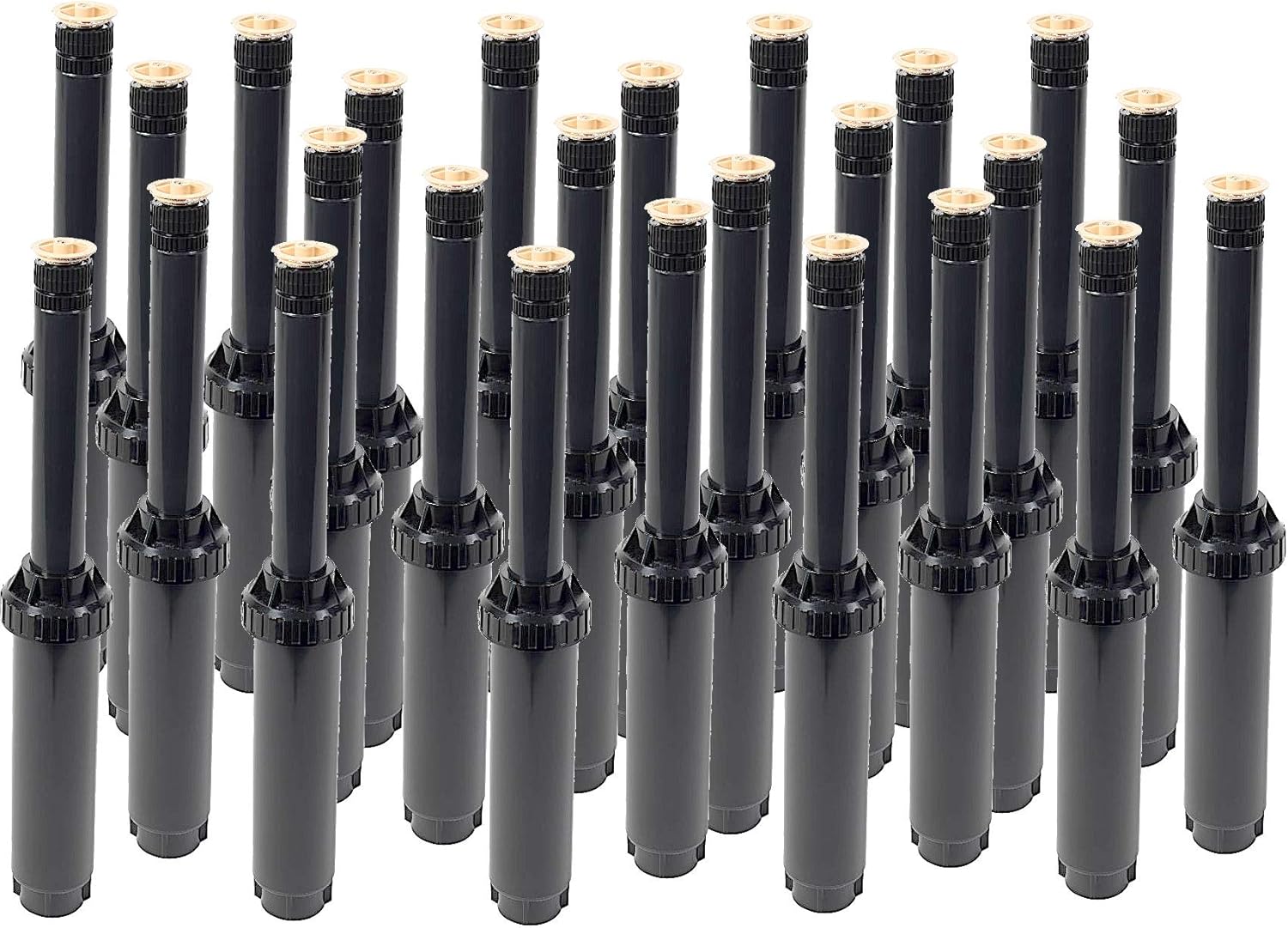 25-Pack Rainbird US418 4" UNI-Spray Series Pop-up Spray Head Sprinklers with 18' Van Series Variable Arc Nozzles