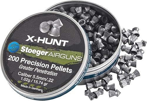 Stoeger X-Series Pellets - for Practice and Precision Targets - .22 Caliber