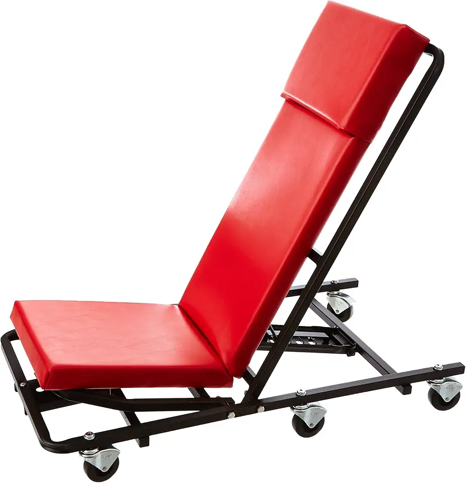 USA Made - Professional 44" Either End Adjustable Creeper (MTL2UP) - by Whiteside Manufacturing