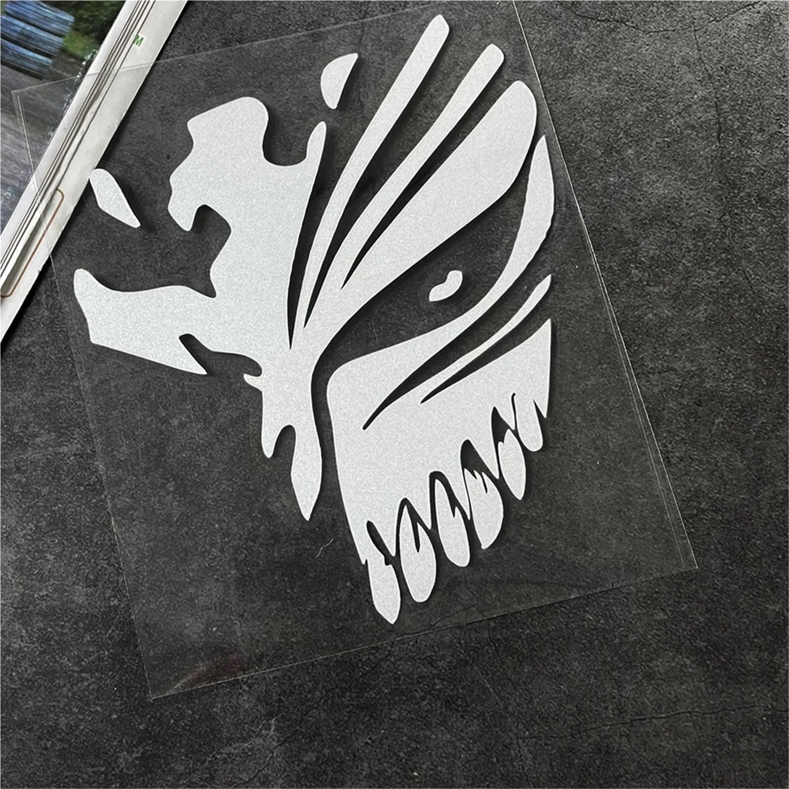 HAfgDJ Reflective Motorcycle Stickers for Helmets, Windshields, Tail Boxes, Body, Fuel Tanks, Racing and Riding Decals